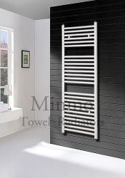 【White Flat Towel Radiator】