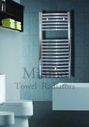 【Chrome Curved Towel Radiator】