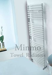 【White Tube On Tube Towel Radiator】
